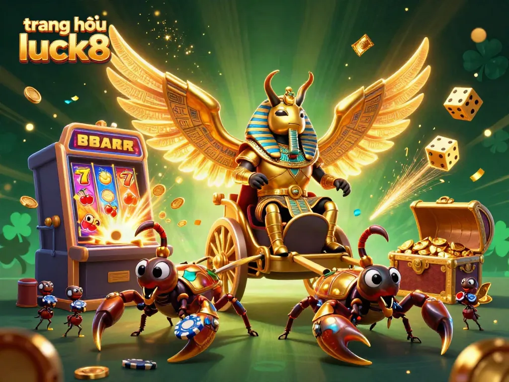 Experience high-stakes excitement at trang chủ luck8 with a jackpot explosion and vibrant casino elements.