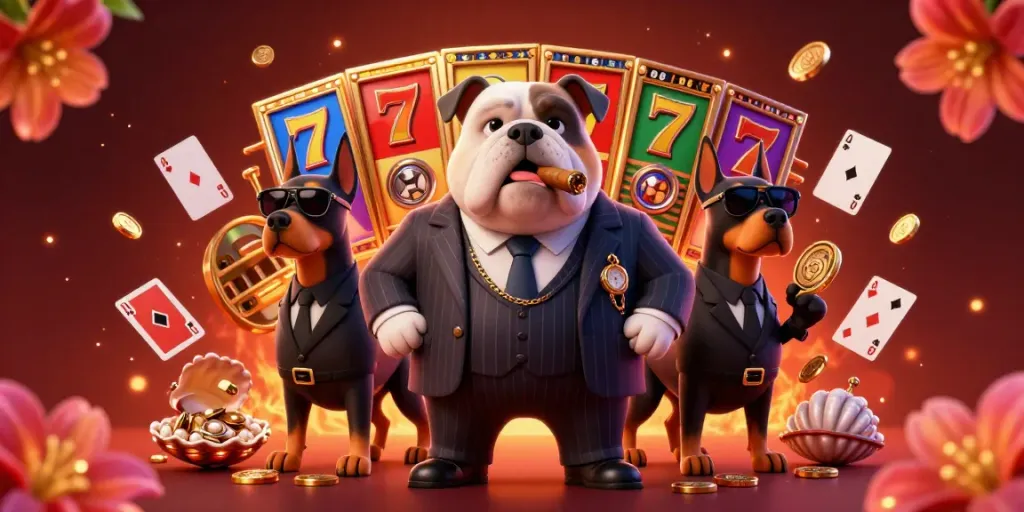 Experience the thrill of SAWA888 with colorful jackpot slots and charismatic characters in a vibrant 3D illustration.
