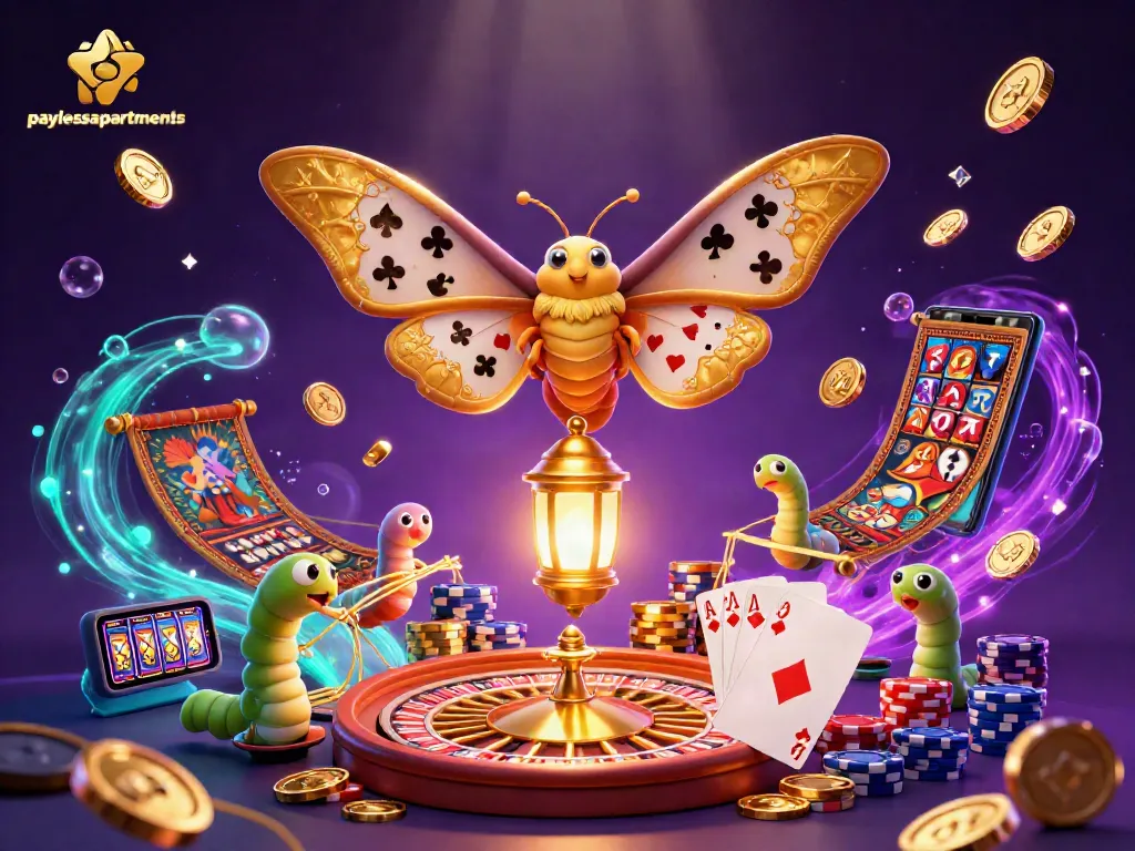 Experience thrilling wins at paylessapartments with a vibrant casino scene bursting with energy and excitement.