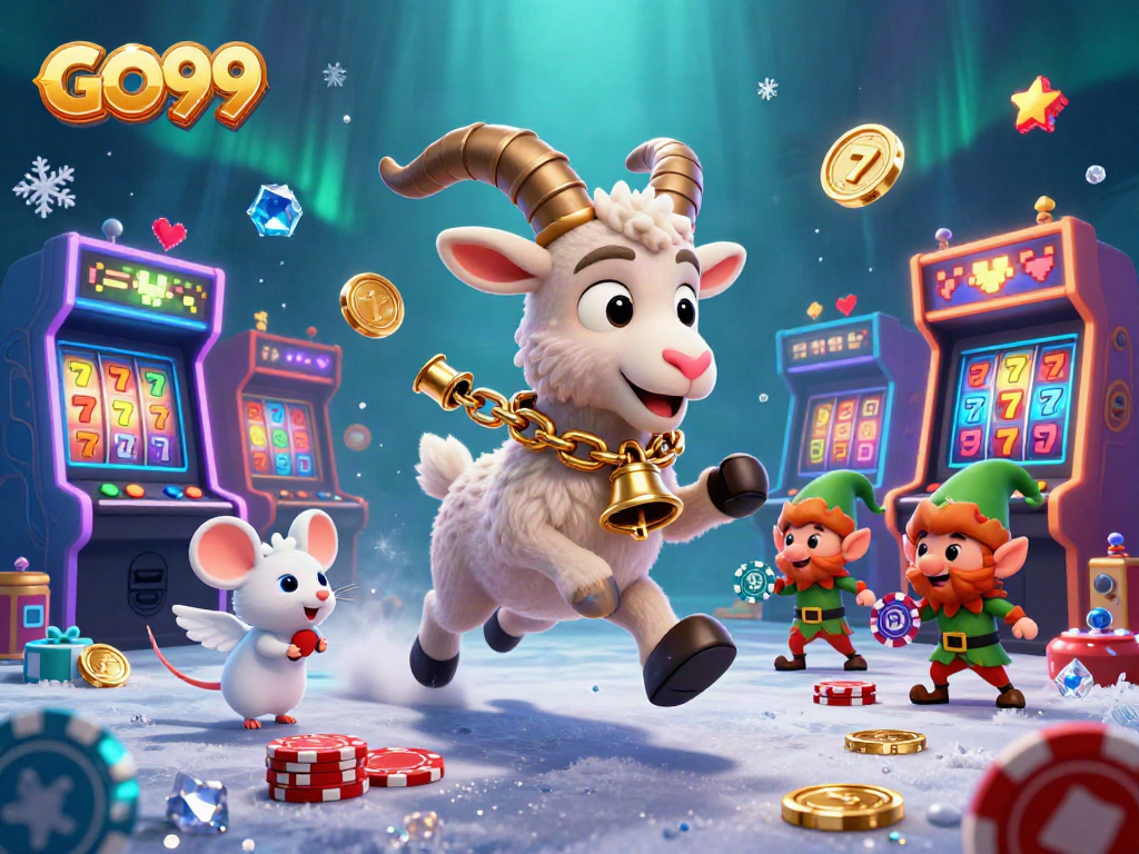 Engage in thrilling gameplay at GO99's lively holiday-horror casino with dynamic characters and vibrant slots.